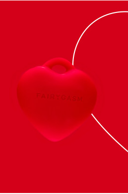 Stimulateur pendentif PleasureStone rouge - FairyGasm