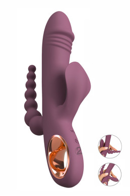 Vibro slim triple plum - You2toys