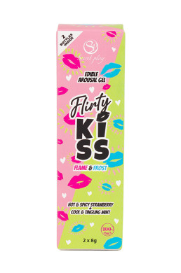 Pack 2 gels pour sexe oral Flirty Kiss - Secret Play