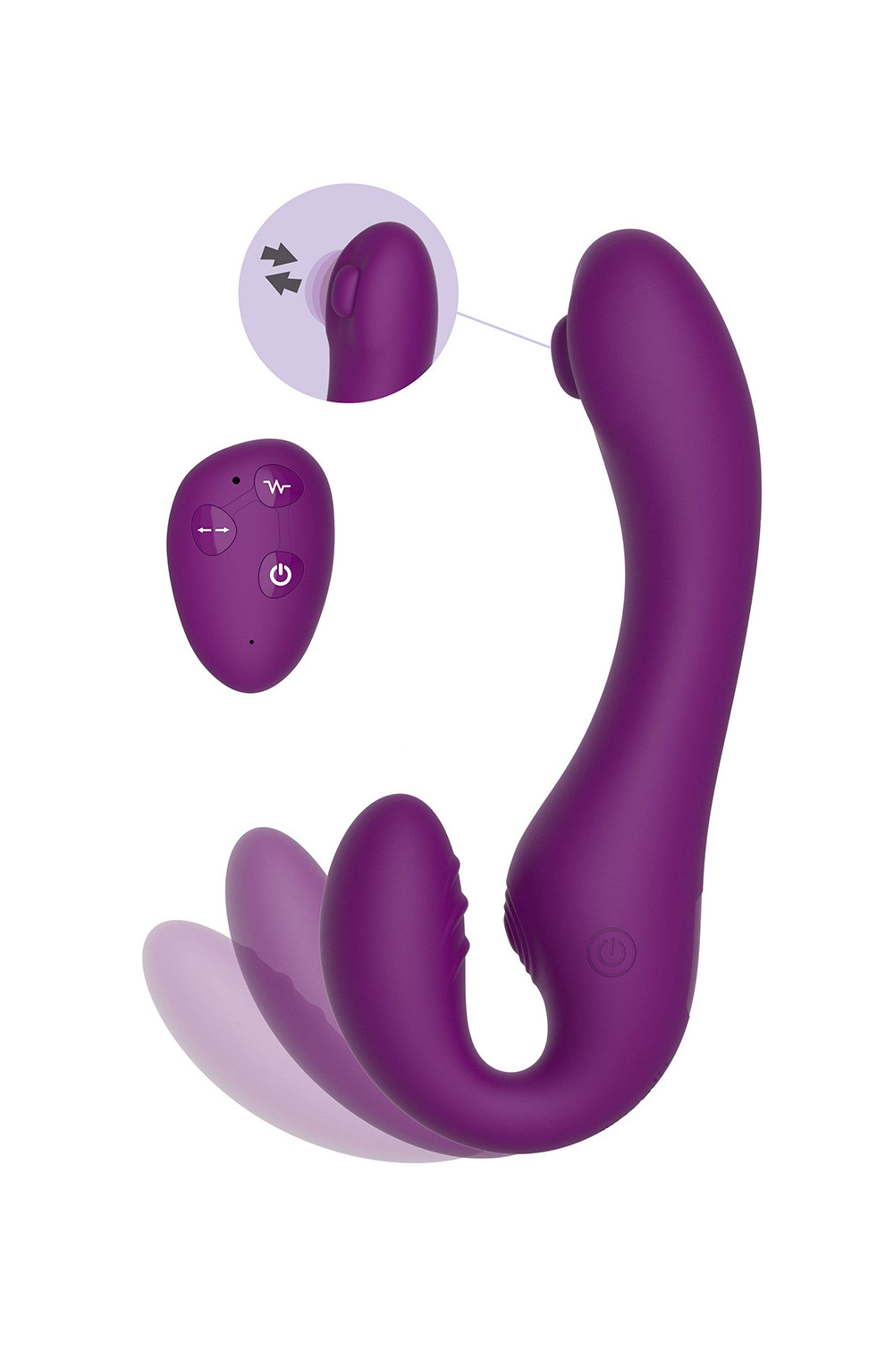 Vibro anatomique pulsatile télécommandé - Xocoon