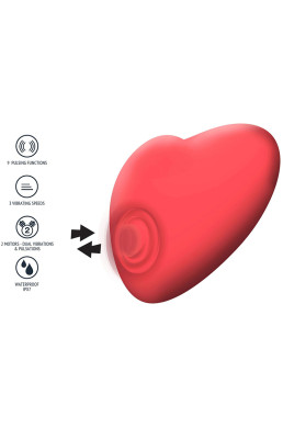 Stimulateur à pulsations et vibrations Heartbeat - Xocoon