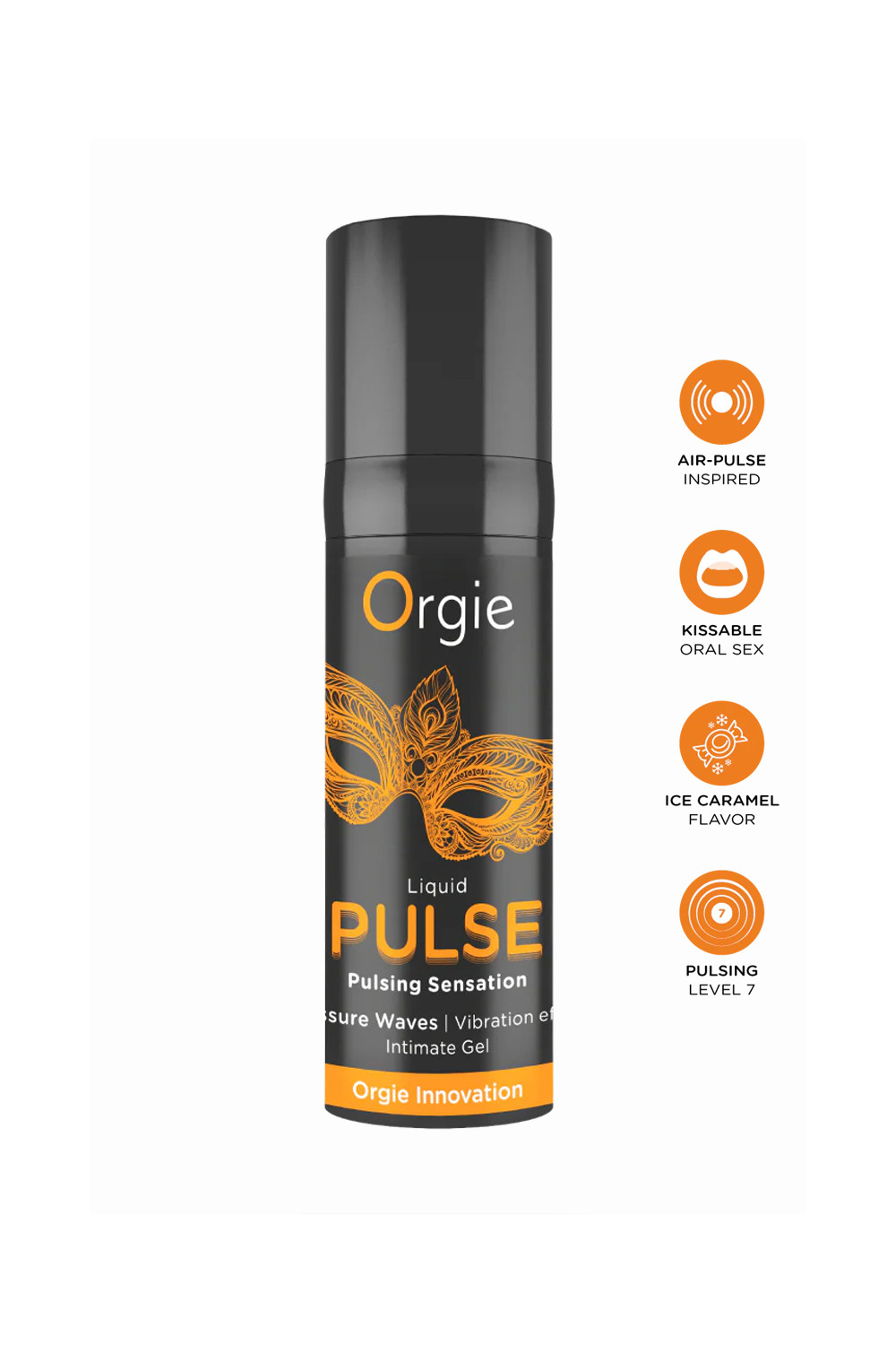 Gel stimulant embrassable Liquid Pulse - Orgie