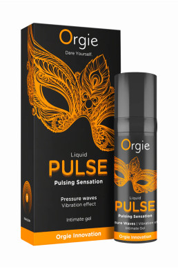 Gel stimulant embrassable Liquid Pulse - Orgie