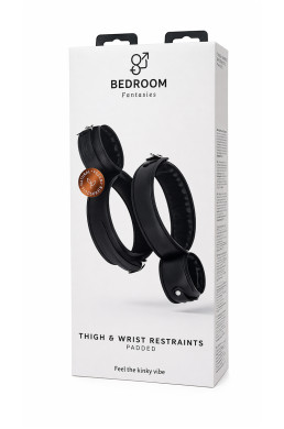 Menottes bondage cuisses et poignets - Bedroom Fantasies