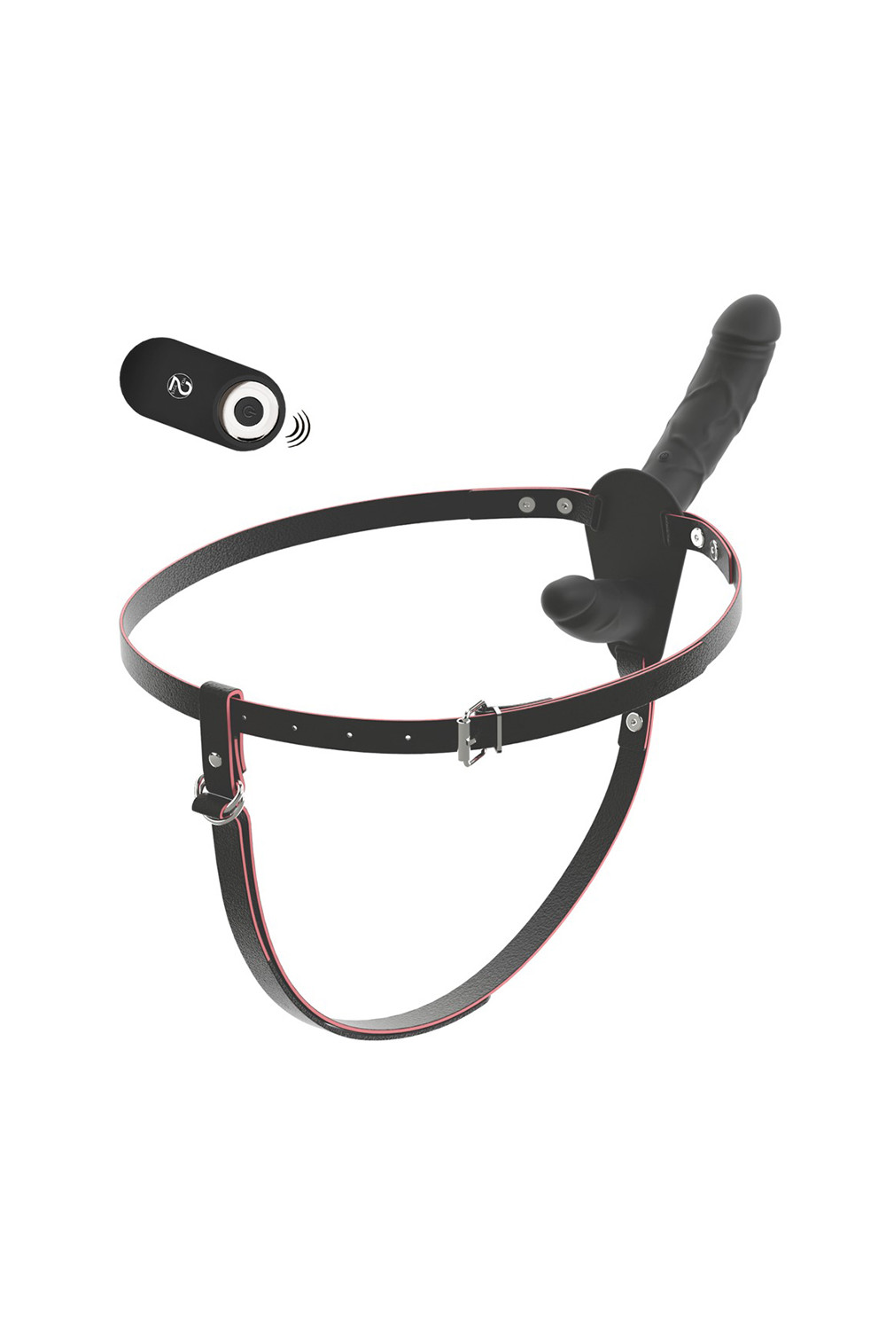 Double gode ceinture vibrant télécommandé - You2Toys