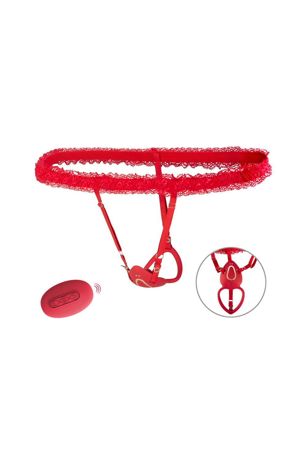 Ceinture porte-jarretelles vibrante - You2Toys