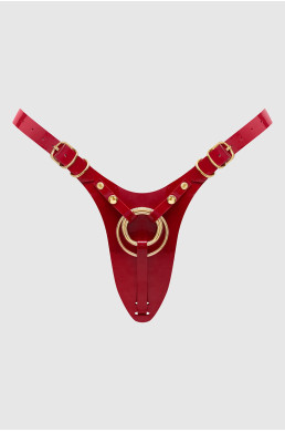 Harnais Fabulous rouge vernis - Strap On Me