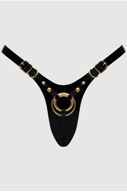 Harnais Fabulous noir vernis - Strap On Me
