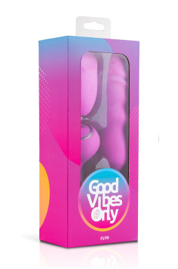 Mini vibro va-et-vient télécommandé - Good Vibes Only