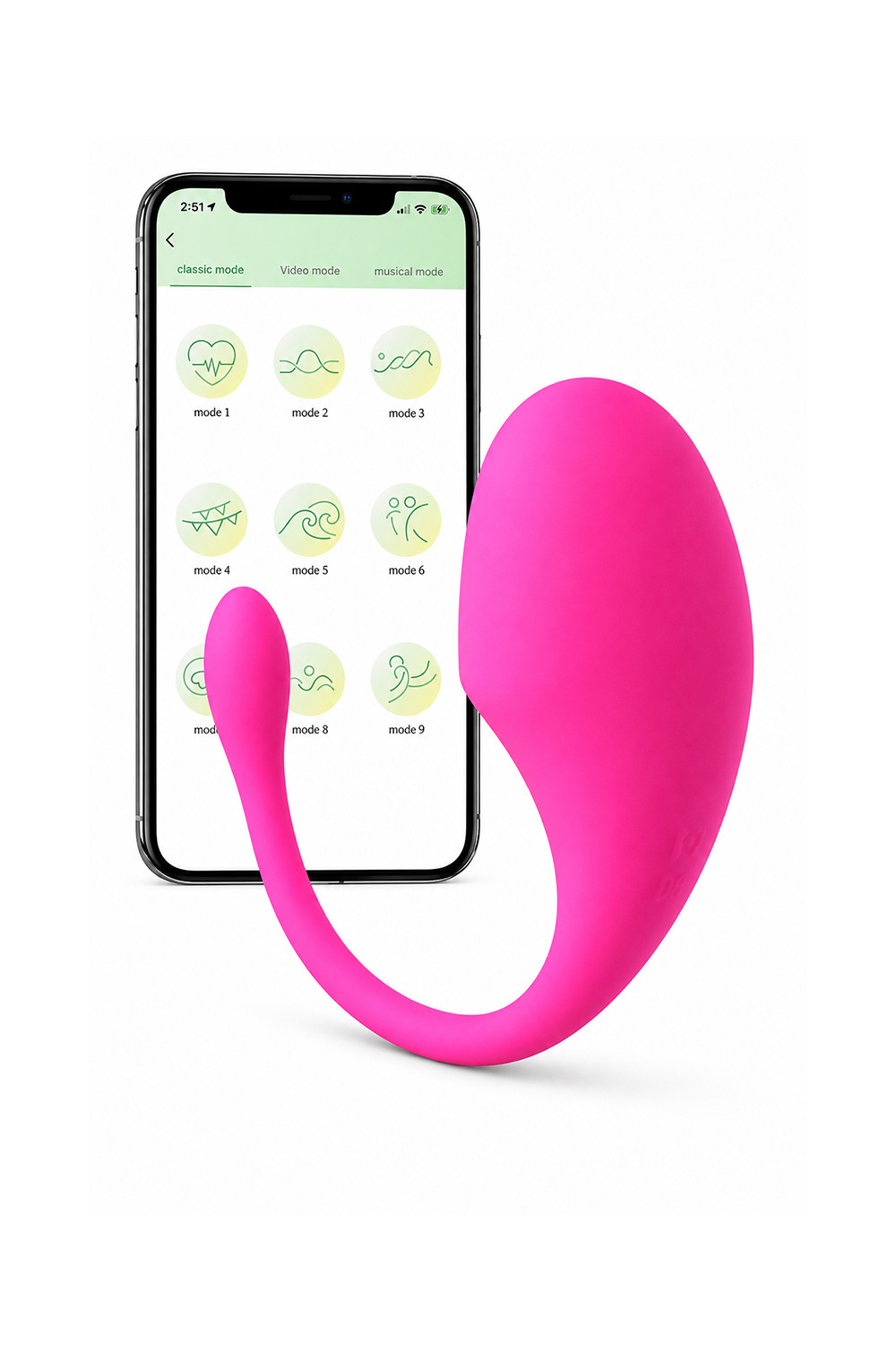 Oeuf vibrant connecté Luvegg - DIK