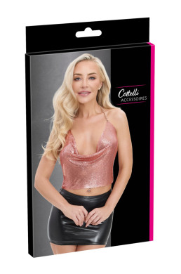 Top en métal doré rose - Cotelli ACCESSOIRES