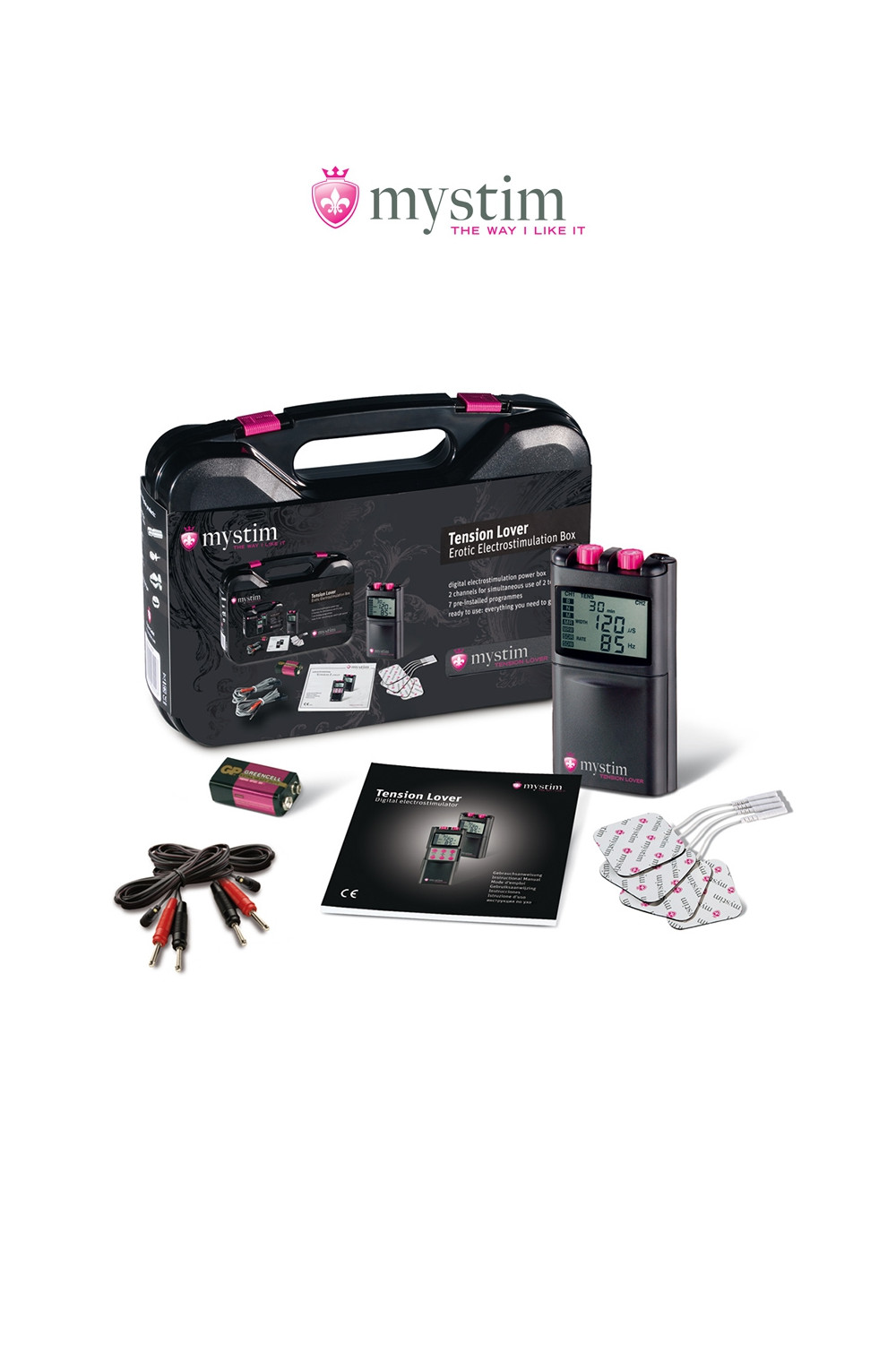 Malette électro-stimulation Tension Lover 7 fonctions - Mystim Malette électro-stimulation Tension Lover 7 fonctions - Mystim