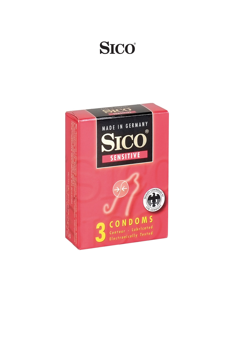 3 Préservatifs Sico SENSITIVE 3 Préservatifs Sico SENSITIVE
