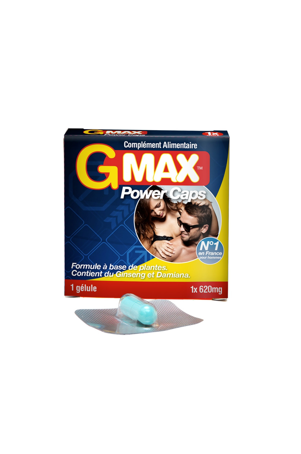 G-Max Power Caps Homme (1 gélule) G-Max Power Caps Homme (1 gélule)